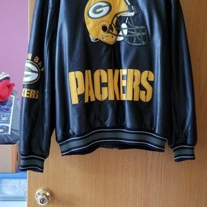 Leather Green Bay Packers jacket